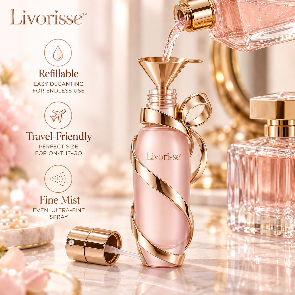 Livorisse™ Ribbon Mist Comb Bottle