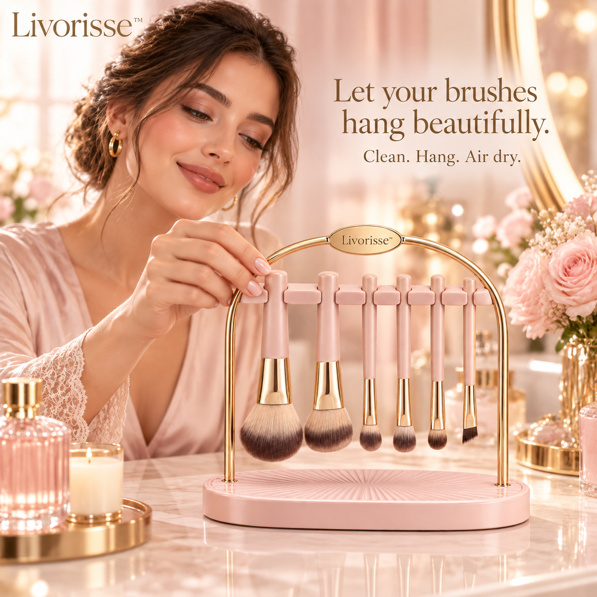 Livorisse™ Halo Brush Drying Arch