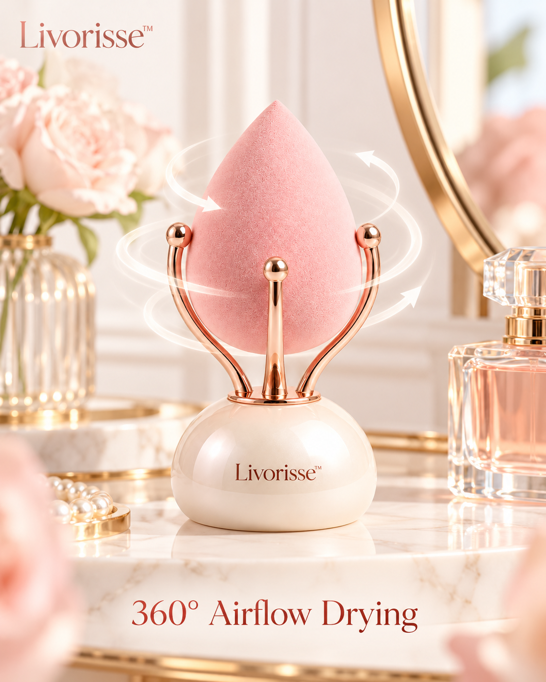 Livorisse™ Pearl Drop Sponge Stand™